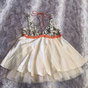 Victoria’s Secret Ivory Fairy Sexy Blouse size M